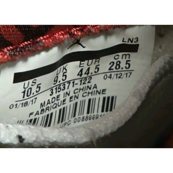 Air Jordan Spizike White Cement - Size 10.5 main image 9